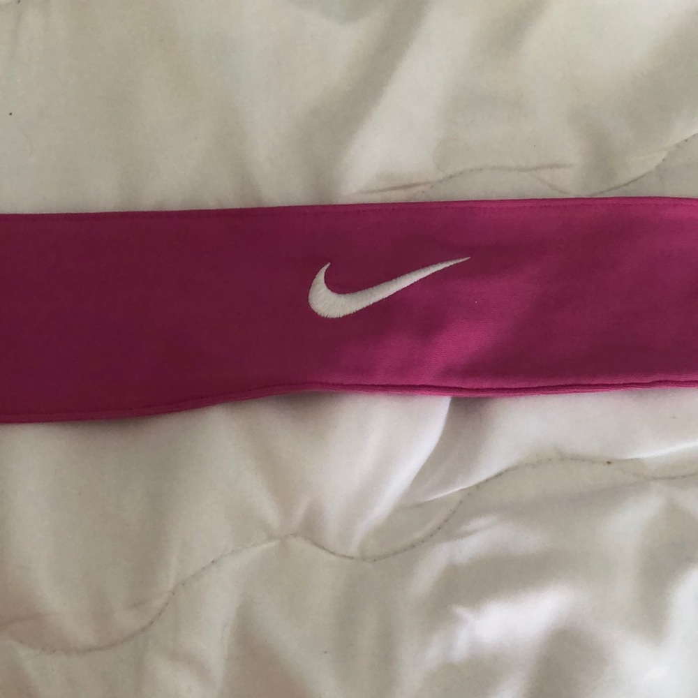 pink nike tie headband